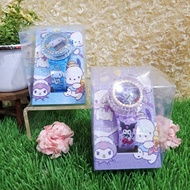 Kuromi Music LED Light Digital Children's Watch Cinnamoroll Music Children's Watch Rotating Digital 