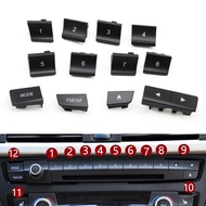 HYS Car Front Dashboard Radio CD Player Digit Button Switch Buttons Cover Trim For BMW M3 M4 F20 F21
