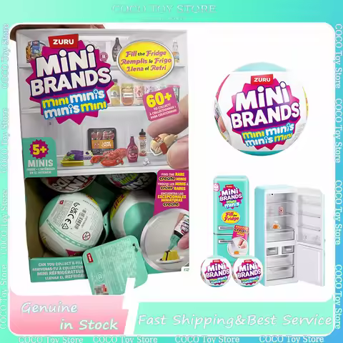 New Genuine Zuru Mysterious Box Mini Brands Kawaii Ball Series Blind Box Mini Anime Figures Diy Toys