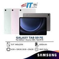Samsung Galaxy Tab S9 FE (WiFi) Tablet 10.9" | 6GB+128GB / 8GB+256GB | Exynos 1380 |  8000 mAh Battery