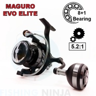 MAGURO Evo Elite Fishing Reel Maguro Spinning Reel Mesin Mancing Maguro Mesin Maguro Power Gear Fishing Reel