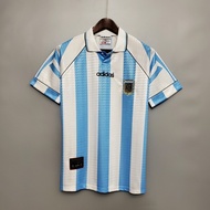 96-97 Argentina Home Retro Soccer Jersey Football Vintage Sports Jersey