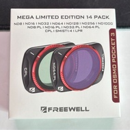 FREEWELL DJI Osmo Pocket 3 Filters Mega 14Pack 手提穩定器濾鏡套裝