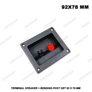 Speaker Terminal + Bending Post Set 92x78 mm