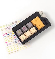 7 Keys Keyboard Fidget Toys, Fidget Toys for Relieve Stress, Linear Clicky Keychain Finger Clicker T