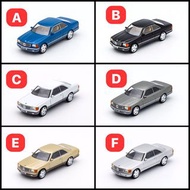 ****預訂 pre-order****   DCT 1:64合金模型Mercedes Benz S Class S級 2代 W126，雙門版C126 500SEL