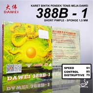 Dawei 388B-1 / OX / Colored / 388B1 Short Pimples Pips Out table tennis Rubber Authentic