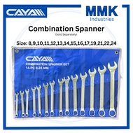 CAYA Combination Spanner 8-24mm (1pc) | Spanar Kombinasi 8-24mm (1pcs)