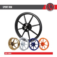 RACING BOY RCB Y15 NVX155 WAVE100 Y125 KRISS 1 KRISS 2 SUZUKI SMASH SP811 SPORT RIM - GOLD / MATT GREY/ WHITE