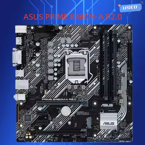 ASUS PRIME B460M-A R2.0 LGA 1200 Intel H470 SATA 6Gb/s Micro ATX Intel Motherboard