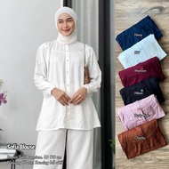 SOFIA RAYON TWILL BLOUSE Women's Rayon Twill Blouse Plain Blouse/