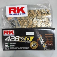 SINI RK 428KLO GS 114L 122L 132L 】GOLD O-RING CHAIN GS KLO TAKASAGO RKM HMX MOTOCROSS