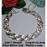 Genuine SILVER 925 Bangle  (Bangle Untuk Dewasa)