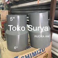 Reducer SOK 6 x 5" RUCIKA AW OVER VERLOP SOK 6X5" INCH 5" x 6 SOCKET