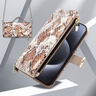 for Samsung Galaxy S26 S25 Ultra Plus S25 FE Edge Leather Phone Case Samsung A57 A07 A17 A37 Cover w