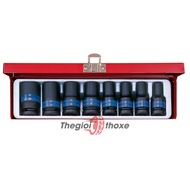 Bộ đầu tuýp Kingtony 1/2" lục giác 4413MP - 8 Chi tiết 10  12  13  14  17  19  21  24mm. - Bộ đầu kh