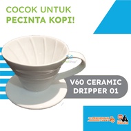 V60 Ceramic Dripper 01 Coffee Dripper Ceramic Pour Over Coffee 1to2 Cup