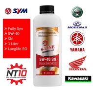NT10 S-LINE 5w40 1 Liter Fully Synthetic Motorcycle Engine Oil Yamaha y15zr y16zr lc135 nvx nmax Hon