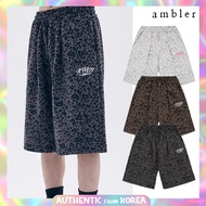 Amble Unisex Leopard Print Bermuda Sweat Shorts - AS P801 | 3 Colors