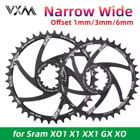 VXM Chainring Narrow Wide MTB Chainwheel 30-40T Round For SRAM XX1 X9 XO X01 gx11 Eagle NX 1mm 3mm 6