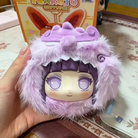 In Stock Eaki Naruto Shippuden Alternate Design Fluffy Earphone Storage Pouch Blind Box Gaara Zipper