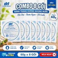[COMBO 8 PACK] WATER-FREE, SOFT RICE CAKES, EAT NOW - SMALL ROUND CAKES 60G