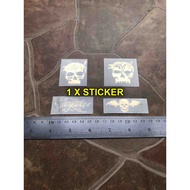 Zacky Vengeance Logo Sticker Blade Zv Signature Headstock Sign Deathbat Body Skull Electric Guitar S