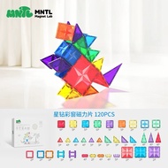 【Ready Stock】MNTL T08 (120Pcs) Colourful Magnetic Tiles Classic with Rainbow or Pastel Colour