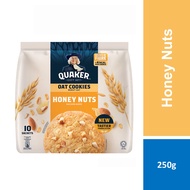 Quaker Oat Cookies Honey Nuts 250g