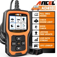 ANCEL AD410 Check Engine OBD2 Scanner Code Reader Fault Erase Error Codes Multi Languages Car Diagno