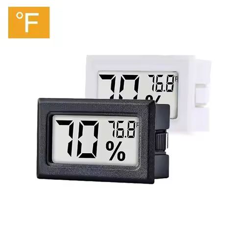 Digital Hygrometer Thermometer Home LCD Display Temperature Hygrometer Display (℉) Fahrenheit Thermo