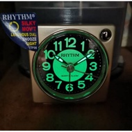 Rhythm Luminous Silky Movement Snooze Light Alarm Clock. We hv seiko casio crocodile orient clock