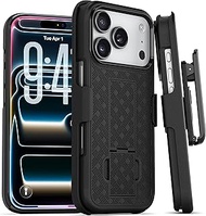 MOTIVE for iPhone 17 Pro Max Holster Case, Belt Clip Case for iPhone 17 Pro Max, Shell Holster Combo
