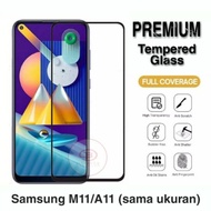 LAYAR Tempered Glass Full Screen Samsung M11 / A11 9D 10D 11D 21D