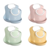 【BabyBjörn】成長軟膠防細屑圍兜2入組-大+小-4色選擇