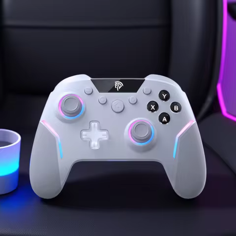 EasySMX X20 Wireless Gamepad Enhanced Controller Compatible with PC/NS/TV/Phone/Laptop, Hall Micro T