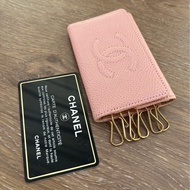 【Chanel】香奈兒粉色鑰匙包 可掛6隻