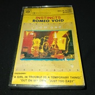 ROMEO VOID - Instincts CASSETTE TAPE New Wave music album