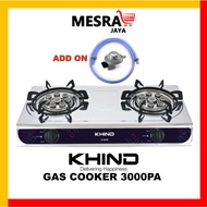 🔥New Arrival🔥 KHIND GAS COOKER GC8008 3000PA DAPUR GAS