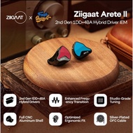 ZiiGaat x Fresh Reviews Arete II, In-Ear Monitors: 2nd Gen 1DD+4BA Hybrid Knowles Drivers CNC Alumin