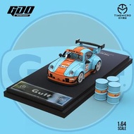 Time Micro TM蛋車Q車合金模型，RWB993寛體改装版。第十二批GDO定制版預售中，Gulf海灣(Gulf標誌)。含三個油桶，Q車模型長度為6cm，截單日期9月12星期二。
       