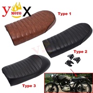 Motorcycle Saddle Cafe Racer Retro Vintage Seat Cushion For Suzuki GN GS GN125 GN250 Yamaha SR XJ KA