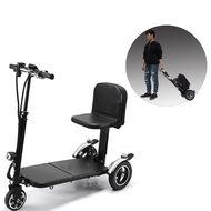 電動 摺疊車 滑板車 充電車 可折疊 老年 老人 電動三輪 代步 車 行李箱 輪椅(免運)