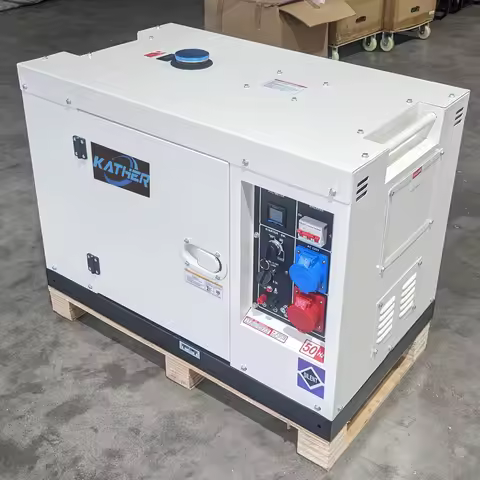 5KVA 8KVA 10KVA 12KVA 15KVA 20KVA Super Silent Diesel Genset Low Noise 1phase 3phase Portable Diesel