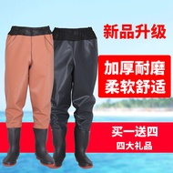 Waist-length Waders, Thickened Half-length Clothing, Rain Pants, Fishing Water Fork Pants, Bre