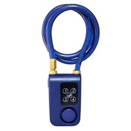 Waterproof Electronic Wire Lock 3xAAA Battery Lasts 1 Year 110dB Alarm Bike Lock Password Outdoor Ga