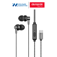 AIWA ESTM-138 Wired In-Ear Earphones หูฟังมีสาย Type-C น้ำหนักเบา