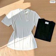 Bebe HB-01 Short Sleeve T-shirt, Simple Color, No Pattern, Minimalist Comfortable Form