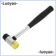 LUOYAO Rubber Hammer, Rubber Material 25mm Size Soft Mallet, Professional Small Mallet Leather Worki