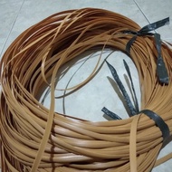 tali anyaman bahan rotan plastik / bahan rotan lesio sintetis / jual per kilo